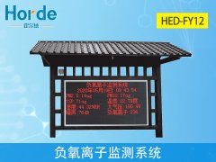 負(fù)氧離子監(jiān)測系統(tǒng)，實(shí)時采集空氣環(huán)境數(shù)據(jù)